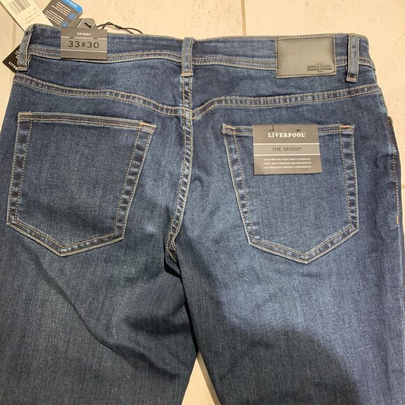 Liverpool Mens Skinny Jeans Sz 33 - Picture 5 of 8